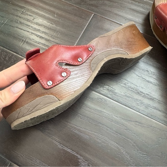 Women's Dr. Scholl's Original Slide 9 leather clog sandal y2k outdoor summer - Picture 7 of 9